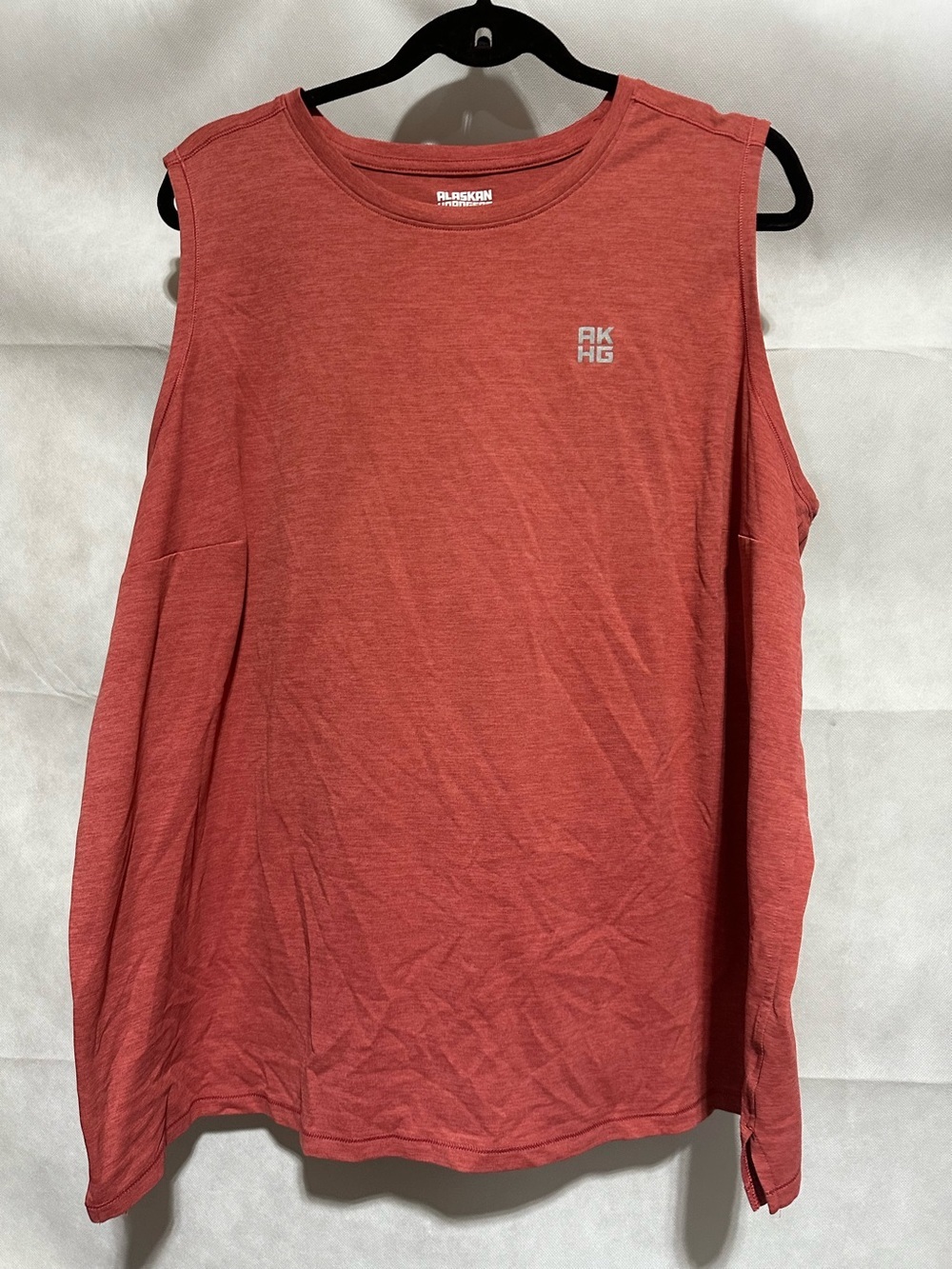 Alaskan Hardgear Top Womens 2X Plus Red Drop Tail Burn Off Sun Tank UPF 50+